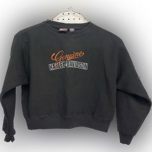 Harley Davidson cropped sweatshirt size Medium